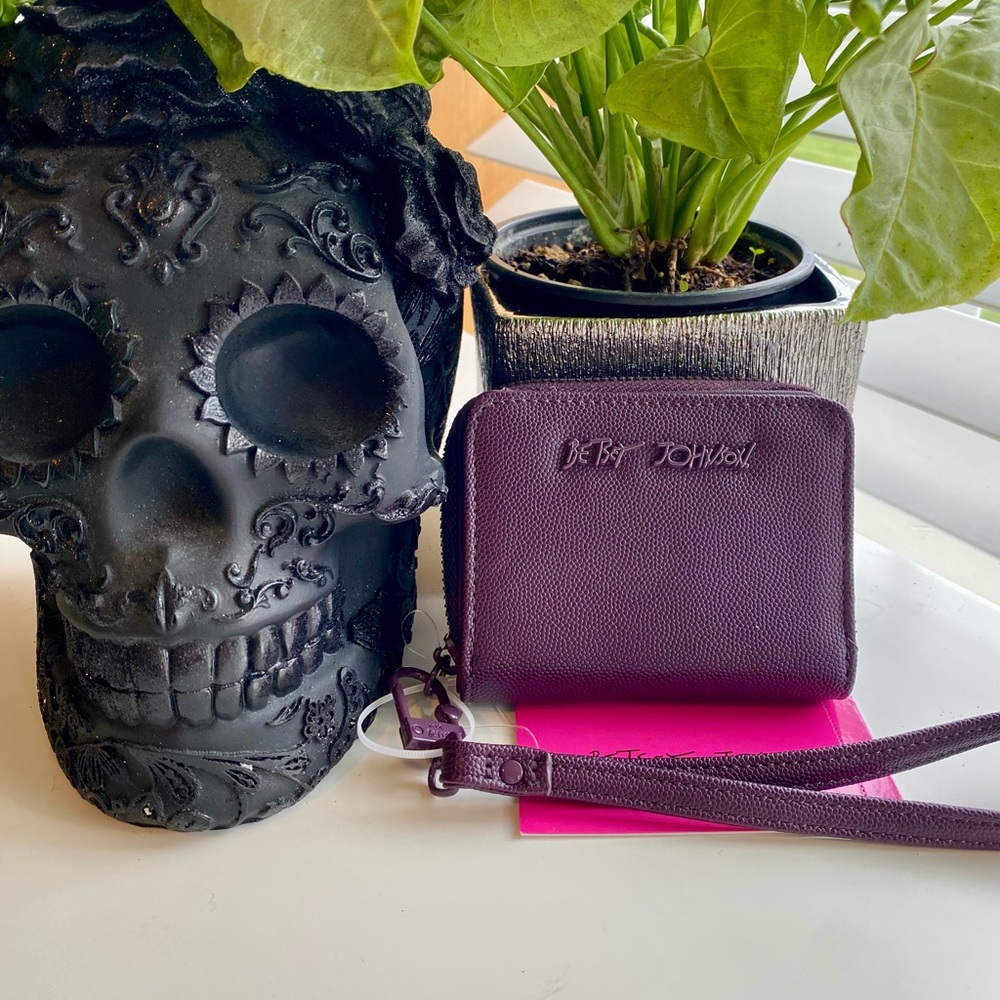 Betsey Johnson Purple Wristlet Wallet